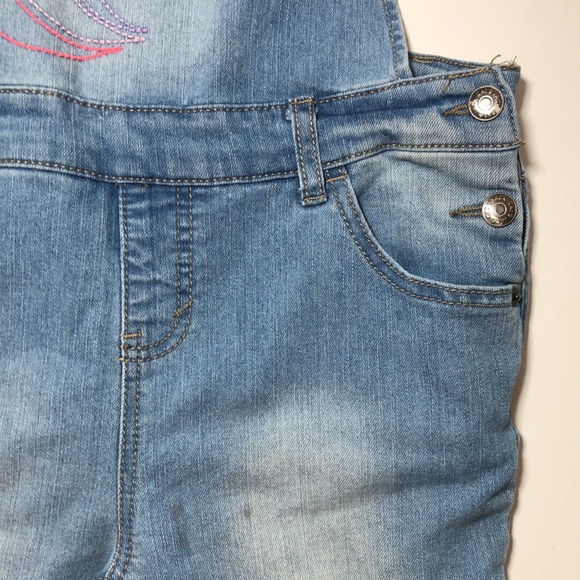 Girl’s Cat & Jack Denim Overall L - Picture 4 of 11